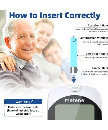 Metene TD-4116 Blood Glucose Test Strips 200 Count - For Diabetes Monitoring with TD-4116 Glucose Monitor - Buy Online on GoSupps.com