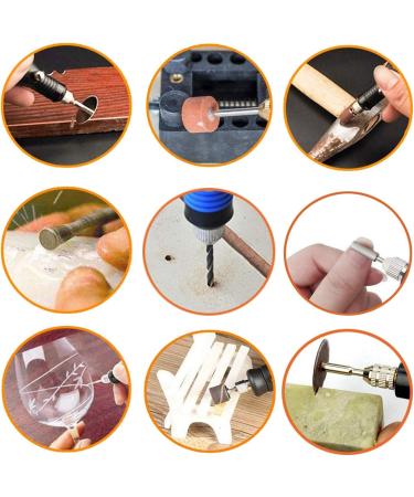 Uolor 108 Pcs Engraving Tool Kit  Multi-Functional Electric Corded Micro Engraver Etching Pen DIY Rotary Tool for Jewelry Glass Wood Ceramic Metal Plastic with Scriber  82 Accessories and 24 Stencils Black - Buy Online on GoSupps.com