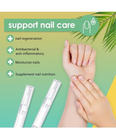 3-Piece Nail Care Pen Set - Fast Nail Fungus Treatment with Tea Tree Oil & Vitamin E for Healthy Fingernails & Toenails - Buy Online on GoSupps.com