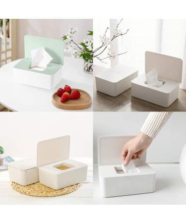 Buy Premium Wet Wipes Box - Plastic Storage Case for Baby Towels & Napkins with Lid | Best International Shipping - Buy Online on GoSupps.com