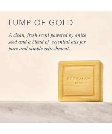 Beekman 1802 Goat Milk Soap Bar Lump of Gold - 8 oz - Nourishing, Moisturizing, and Sparkling - Ideal for Sensitive Skin - Cruelty-Free - Buy Online on GoSupps.com