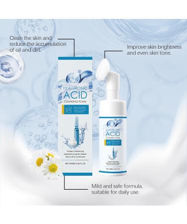 FFEEJ Facial Cleansing Foam Gentle Cleanser With Rich Lather - Hydrating & Moisturizing Face Wash For Soft Skin - Buy Online on GoSupps.com