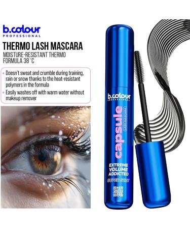 B.COLOUR PROFESSIONAL Super resistant black mascara / 04 Extreme volume CAPSULE - Buy Online on GoSupps.com