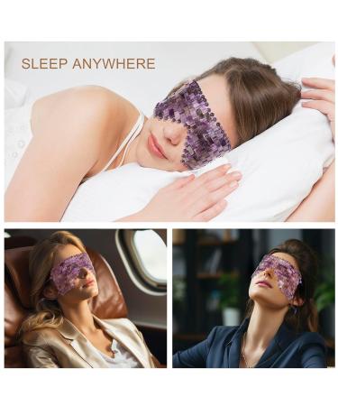 Jade Eye Mask & Amethyst Sleep Mask | 100% Natural Gemstone | Adjustable Strap for Hot & Cold Anti-Aging Therapy - Buy Online on GoSupps.com