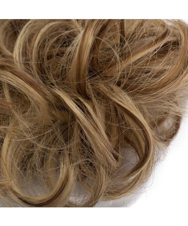 SEGO Hairpiece - Natural Light Brown & Ash Blonde #12H24 Hair Tie Bun Extensions | Perfect Updo with Elastic Band - Buy Online on GoSupps.com