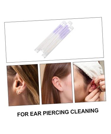 Beavorty Ear Cleaning Kit - 360 Pcs Ear Cleaning Tools & Solution for Men and Adults - Includes Colorful Earrings, Nose Rings, and Tooth Flossers - Violet - 12X1.5CMx2pcs - Buy Online on GoSupps.com