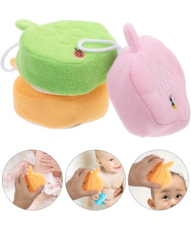 3pcs Cute Shower Loofah Sponge Set - Exfoliating Bath Mesh Pouf Balls for Soft Skin - Ideal Bathing Accessory for Spa-Like Experience - Buy Online on GoSupps.com