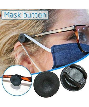 Fik Mask Holder (10 Pieces) - Elastic Ear Relief Mask Extender - Black Slippery Mask Extension for Comfort - Buy Online on GoSupps.com