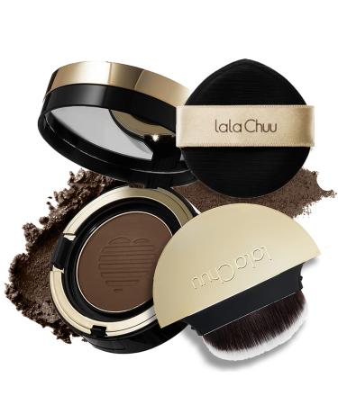 Hairline Powder the revolutionary solution for concealing hair loss instantly Root Touch Up for Women & Men with Master Brush. Stain Proof for 100 hours 0.52 Ounce (Light Brown)