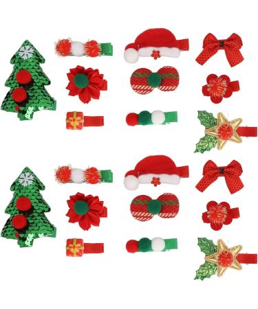 Canlierr Glitter Christmas Hairpins Comfortable Fashionable Accessory Ideal for Holiday and Festive Events with Clips for Cosplay Photo Booth Props - Buy Online on GoSupps.com