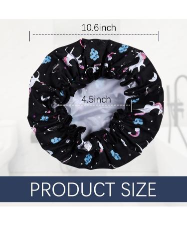 Reusable Waterproof Shower Hood for Women - 2 Pack Elastic Bathroom Caps for Salon Spa Travel & Hotel Use - Buy Online on GoSupps.com