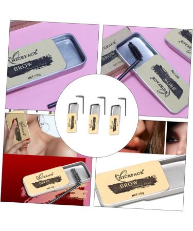 Healeved 3 Sets Soap Setting Gel Brow Wax Gel Makeup Balm Cream Gel Brow Eyebrowhack - Buy Online on GoSupps.com