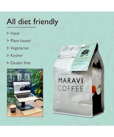 Maravi Speciality Coffee - Malawi Chitipa Geisha Coffee - Drip Grind Coffee - Medium Roast - Caramel Rose & Chocolate Notes - 1 kg Drip Grind 1 kg (Pack of 1) - Buy Online on GoSupps.com