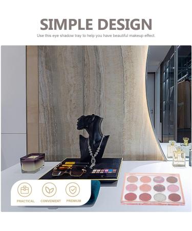 NOLITOY 12 Girds Colorful Matte Shimmer Eyeshadow Palette for Eye Makeup High Pigmented Eye Shadow Primer Powder Palet B As Shown1 - Buy Online on GoSupps.com