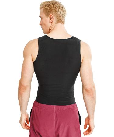 Sweat Shaper Men's Premium Sauna Tank Top Vest - Large-X-Large Black - Buy Online on GoSupps.com