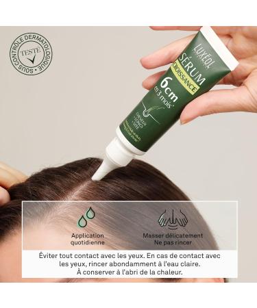 LUXEOL - Hair Growth Serum - 6cm Growth in 3 Months* - Longer Hair Faster - Clinically Proven - Natural Origin Formula - Castor Oil Amla & Ginseng(3) - 50 ml - Buy Online on GoSupps.com
