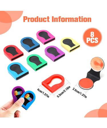 8PCS Washable Hair Chalk Dye Set for Girls - Non-Sticky Temporary Bright Colors for Halloween, Cosplay, Parties - Kid-Friendly Hair Dye Kit - Buy Online on GoSupps.com