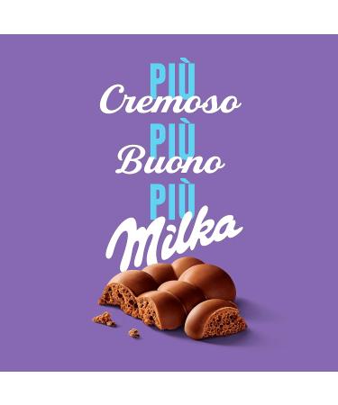  Milka Milka Bubbly aerated Alpine milk chocolate tablet - 14 x 90 g - Buy Online on GoSupps.com
