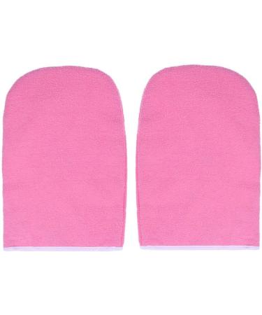Healeved Warming Gloves 2 Pairs Hand Treatment Mitts Hand Spa Cover Paraffin Wax Gloves Bath Treatment Mitt Insulated Gloves Care Cotton Gloves Pink Warm Gloves - Buy Online on GoSupps.com