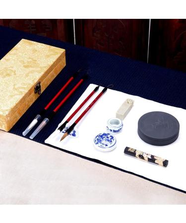 Teagas Chinese Calligraphy Brush Set - 12 Piece Water Writing/Painting Sumi Set - Buy Online on GoSupps.com