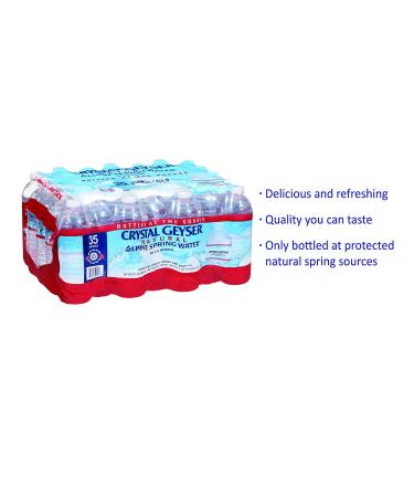 Alpine Spring Water 16.9oz Bottles 35-Pack - Bottled at the Source (075140350018) - Buy Online on GoSupps.com