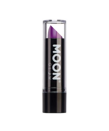 Moon Glow Neon UV Rouge l vres Rouge l vres couleur n on brillant Brille sous les rayons UV violet fonc 1 pi ce (lot de 1) Violet intense