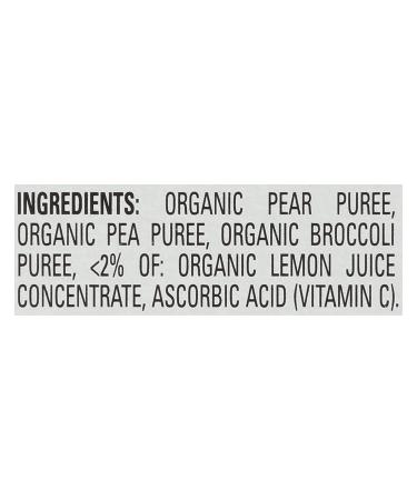 Happy Family Organics Stage 2 Organic Baby Food - Broccoli, Peas & Pear (6+ Months, 3.5 oz) - Buy Online on GoSupps.com