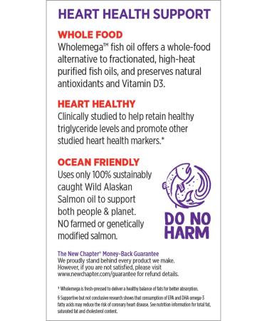 New Chapter Wholemega 1000 Mg 30 Ct - Buy Online on GoSupps.com