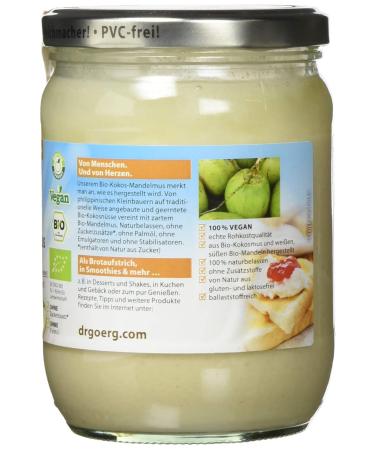 Buy Dr. Goerg Premium Organic Coconut Almond Butter - 500g | International Shipping Available - Buy Online on GoSupps.com