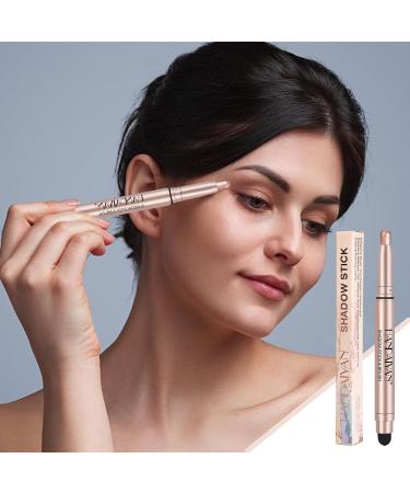 Eyeshadow Stick Pencil Waterproof Glitter Eyeshadow Pencil Highlighter Stick for Women Eye Brightener Highlighter Eyeliner Crayon Make up for Vacation Dating Shopping 03 - Buy Online on GoSupps.com