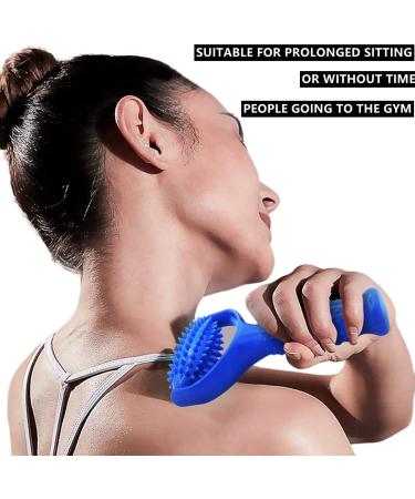 Wavata 3-Piece Massage Ball Set | Ergonomic Massage Roller with Knobs | Foot & Back Pain Relief | Deep Tissue Muscle Massage for Legs Arms & Shoulders (Blue) - Buy Online on GoSupps.com