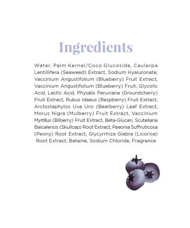 Glow Recipe Blueberry Bounce Cleanser - Gentle Foaming Wash 30ml | Exfoliating AHA + Hyaluronic Acid for Blemish-Prone Skin - Buy Online on GoSupps.com