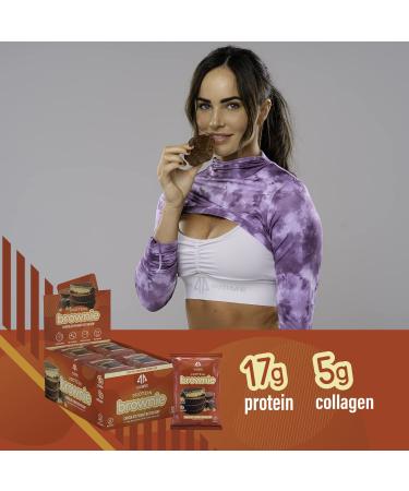 AP Sports Regimen Prime Bites Protein Brownie | 16-17g Protein, 5g Collagen | Delicious Guilt-Free Snack | 12 Bars | Chocolate Peanut Butter Chip Flavor - Buy Online on GoSupps.com