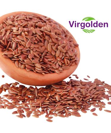 Brown Linseed (Flax Seed) 500g by Virgolden - Buy Online on GoSupps.com