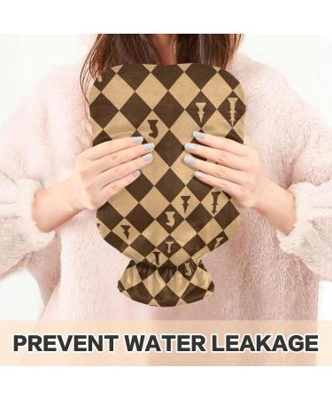 Buy Naanle Plaid Hot Water Bottle 1L - Transparent Bag Hand & Foot Warmer for Pain Relief & Cold Therapy - Perfect for Bed - Buy Online on GoSupps.com