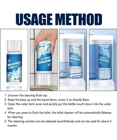 Splash Foam Toilet Cleaner Splash Cleaner Foaming for Toilet Natural Toilet Cleaner Toilet Active Oxygen Agent Toilet Automatic Cleaning Liquid Splash Toilet Bowl Cleaner (1pcs) - Buy Online on GoSupps.com