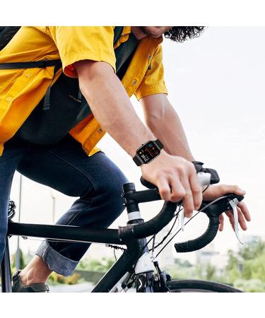 Adjustable Elastic Band for Amazfit Watches | Soft Stretch Nylon Loop Bracelet Strap Replacement in Black - Buy Online on GoSupps.com