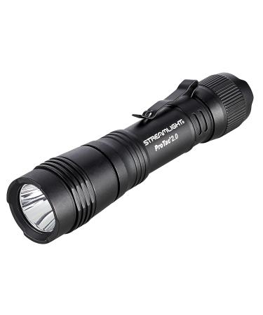 Streamlight 89000 ProTac 2.0 2000-Lumen Rechargeable Tactical Flashlight with USB C Cable, and Holster, Box, Black - Buy Online on GoSupps.com
