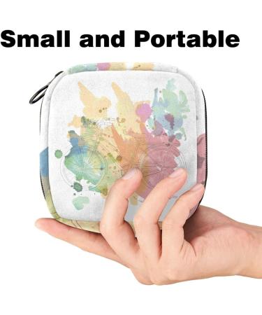 Javenproeqt Portable Women's Binding Bags | Menstrual Cup Pocket & Colorful Pads for Teen Girls - Perfect for First Period - Buy Online on GoSupps.com