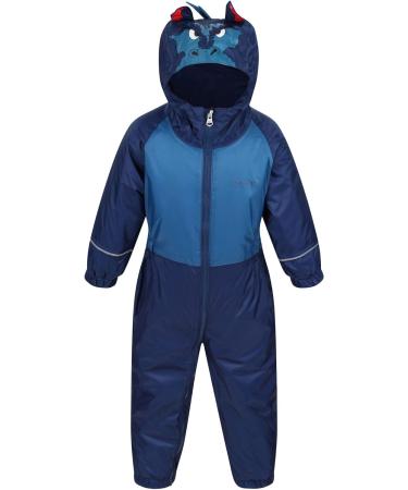 Regatta Kids Mudplay III Waterproof Insulated All-in-One Suit 48-60 Months NautBlueDino - Buy Online on GoSupps.com