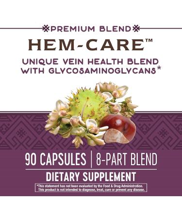 Buy Nature's Way Hem-Care 90 Capsules | Support Healthy Circulation & Hemorrhoid Relief - Buy Online on GoSupps.com