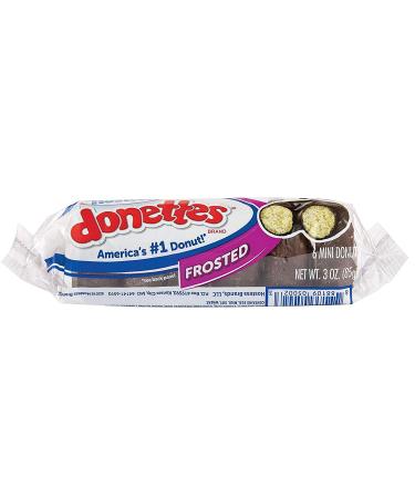 Hostess Donettes Variety Pack - Powdered, Frosted, Double Chocolate, Crunch - 12 Packs (72 Donettes) - Buy Online on GoSupps.com