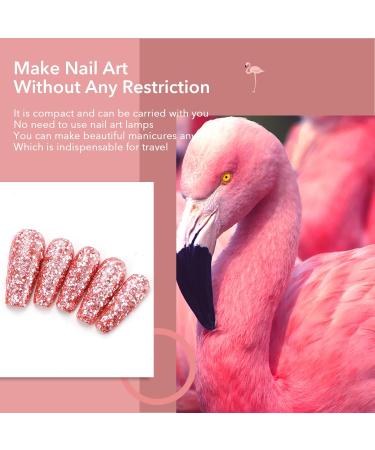 Aokitec 28g Shining Pink Nail Dipping Powder - French Powder Pro Collection for DIY Manicure - Long-Lasting & Odor-Free Formula - Buy Online on GoSupps.com