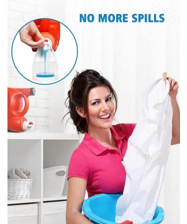 Cossylife Laundry Detergent Cup Holder - 2 Pack | Drip Catcher & Fabric Softener Gadget | Tidy Laundry Room Solution - Buy Online on GoSupps.com