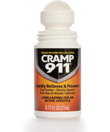 Cramp 911 Muscle Relaxer Pain Relief Cream - Roll-on Lotion 0.71 oz - Fast Relief for Muscle Cramps and Sore Muscles - Buy Online on GoSupps.com