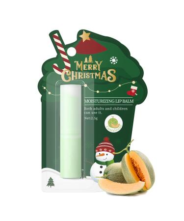 Christmas Moisturizing Lip Balm Moisturizes Dry Chapped Lips Lip Butter For Lock In Moisture Hydrated Lips Essential Lip Care 12hr Long Lasting Moisture Stocking Stuffers For Women Cantaloupe