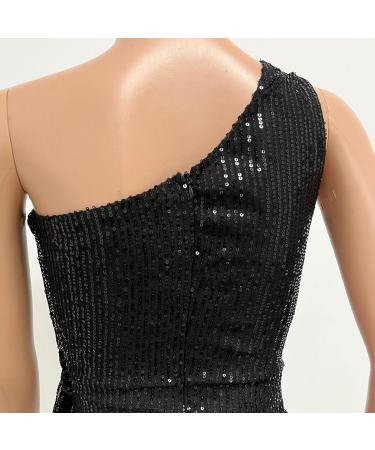 HANXIULIN Women's Sexy V-neck Maxi Dress - Hot Diamond Craft Long Sleeve Color Block Sequin Evening & Cocktail Dress for Parties - Black Size S - Buy Online on GoSupps.com
