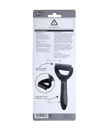 TRIXIE Fur Detangler - Medium Plastic/Metal Grooming Tool (Pack of 4) | 7x18 cm | International Shipping Available - Buy Online on GoSupps.com