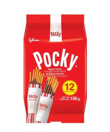Glico Pocky Chocolate Bag 156 Grams 5 Packages