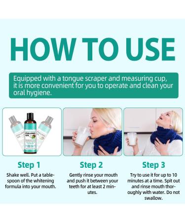 Organic Coconut Parenting Oil for Teeth - 237ml | Fresh Breath & Whitening with Mint Oil | Natural Mouthwash Alternative - Buy Online on GoSupps.com